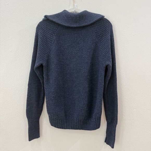 Bergman's of Norway Men's Size Small Heather Navy Blue Ulriken Sweater Jumper - Picture 8 of 14